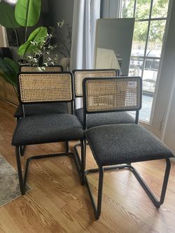 Breuer Cesca Dupe Cane Side Chairs