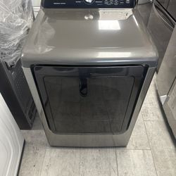 Samsung 27-electric Dryer 7.4 Cu.ft Capacity Temperature Settings Sensor Dry Black Stainless Steel 