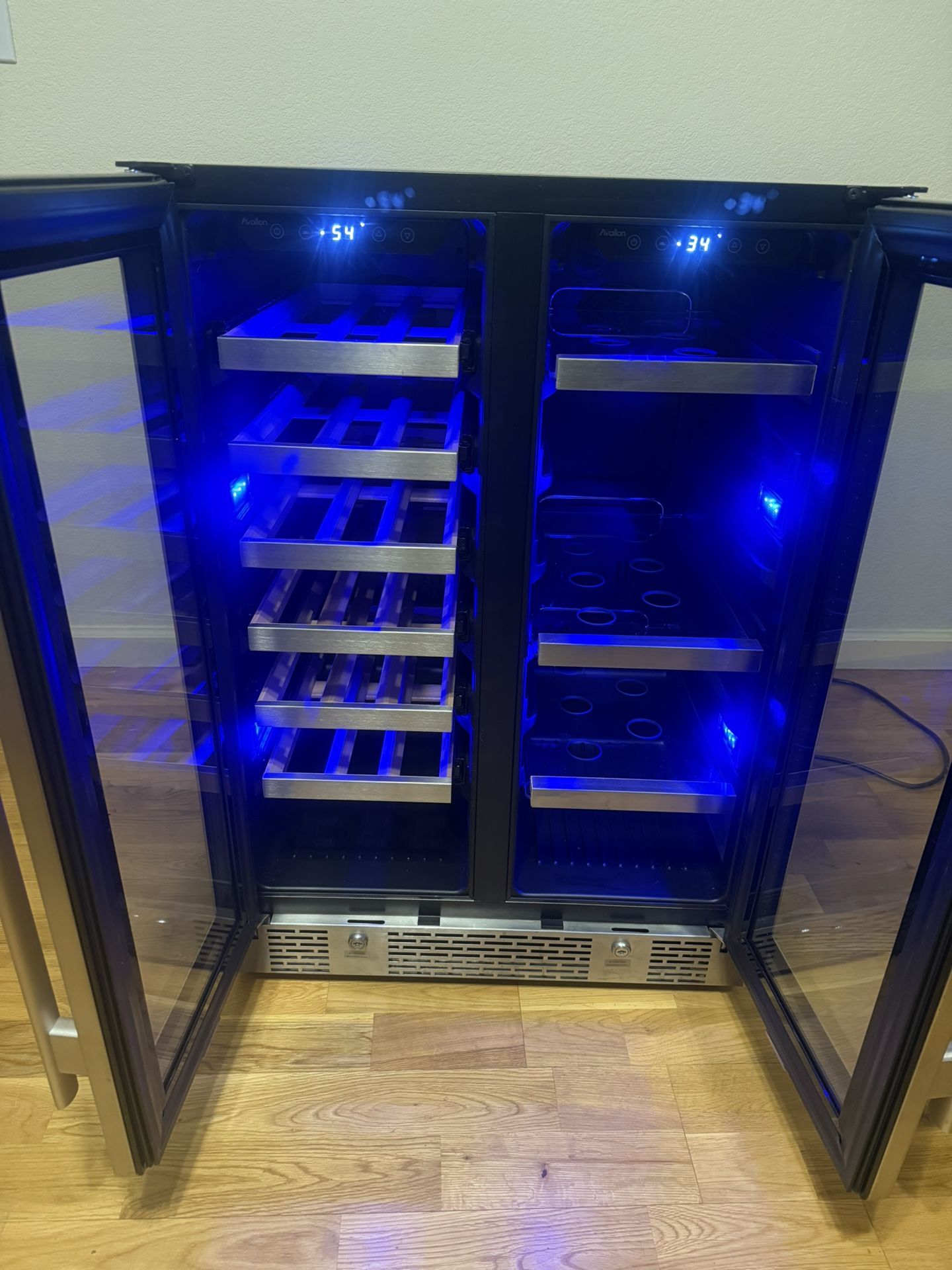 Dual Zone Wine Fridge