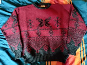 Vintage Woolrich Wool Sweater Christmas Sz XL