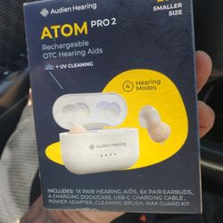 Audien  Hearing Atom Pro 2 OTC Rechargeable Hearing aids