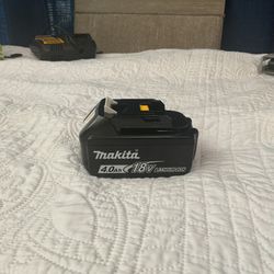 Makita 18v  Lithium Ion 4.ah Battery