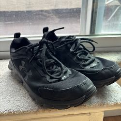 Black Charged Assert Under Armor Shoes