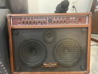 Miami Vintage AG-30 Acoustic Amplifier – Vintage Style