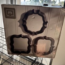 Melannco Deep Espresso Mirrors (NEVER USED IN BOX)