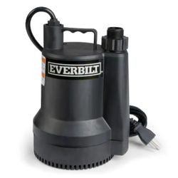 EVERBILT 1/6 HP Plastic Submersible Utility Pump