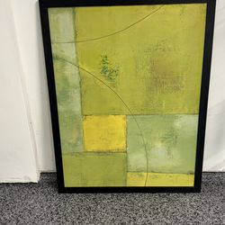 Large canvas painting