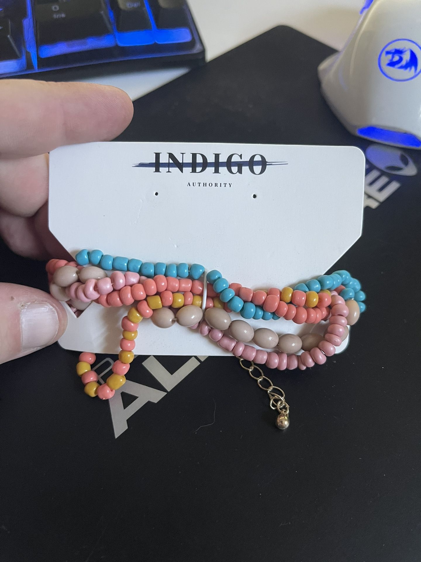 Indigo Authority monarch bracelet