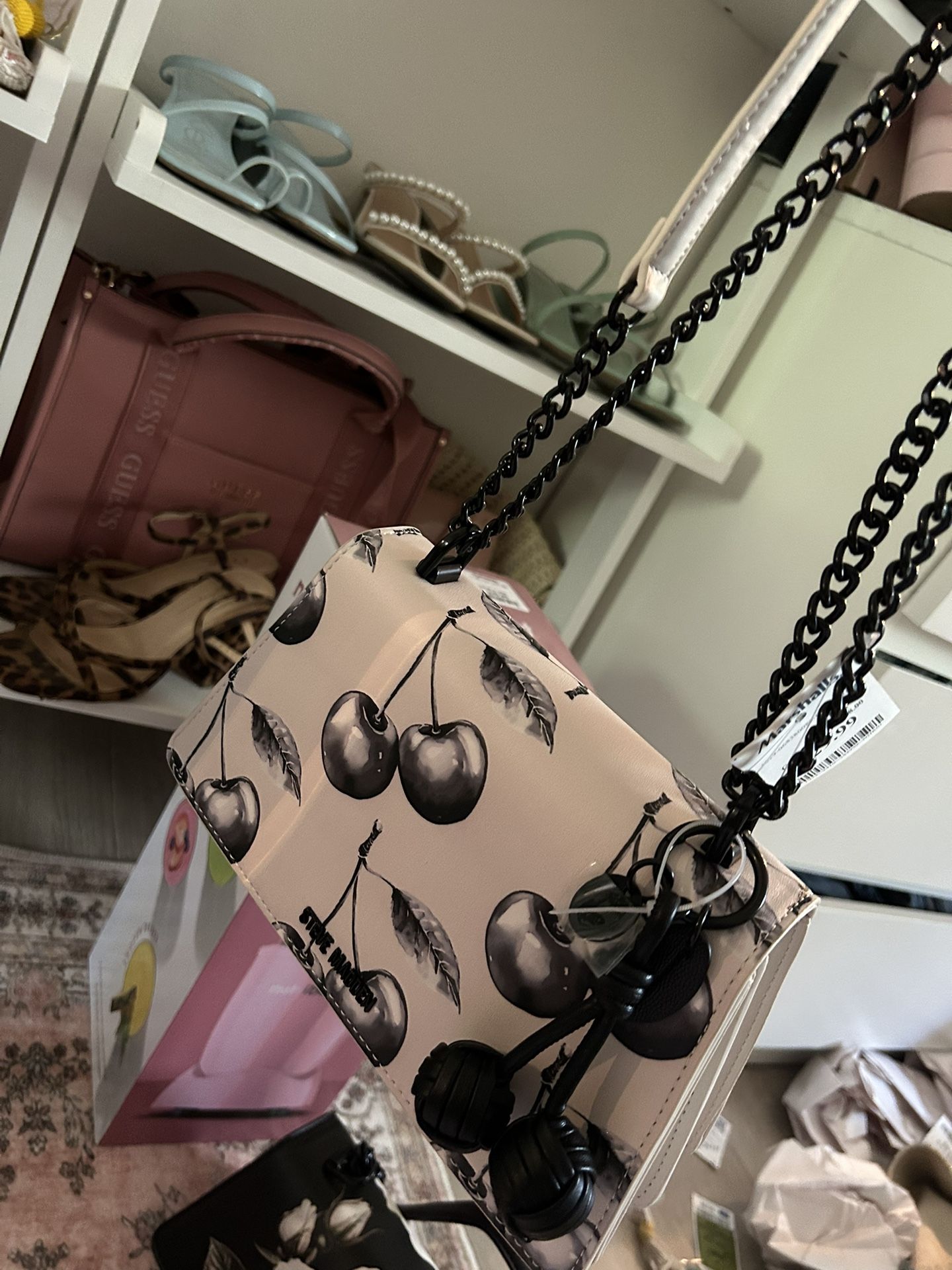 Steve Madden Black Cherry Bag