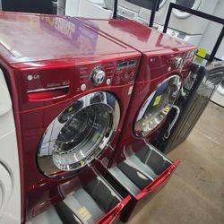 💯🎈LG SET STEAM WASHER AND ELECTRIC DRYER WITH WARRANTY 💯 