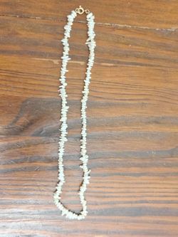14k clasp, 16.25" Freshwater pearl necklace