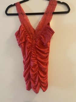 Like New Lace-Trim Top
