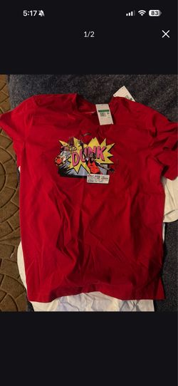 XL Nike Air Jordan Mens Cartoon Tee Shirt Various Sizes Gym Red NWT