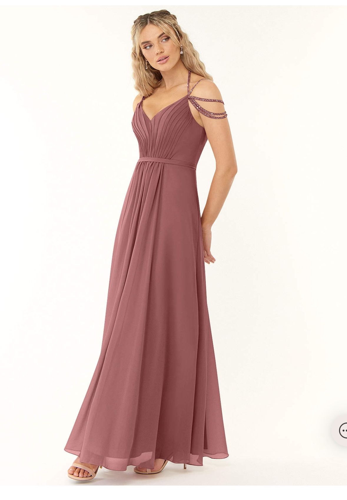 AZAZIE SOLANA: Desert Rose Bridesmaid Dress