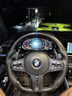 G20 M340/330i Custom Carbon Fiber Steering Wheel. 
