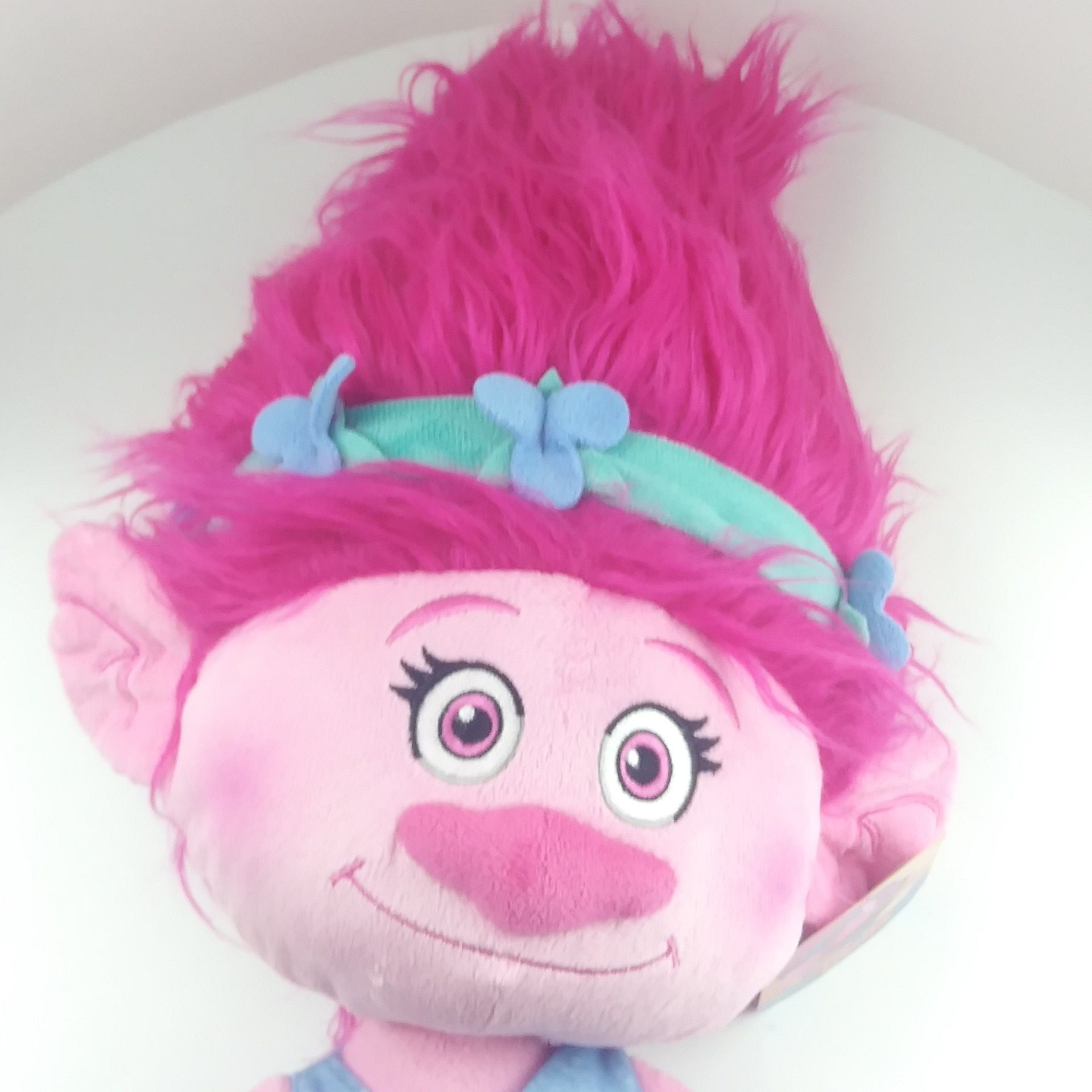 Dreamworks Trolls Poppy 22" Pillow Buddy Pillow Pal Pink New with tags