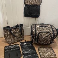 Lori Greiner Weekend Bag~ Leopard Print 