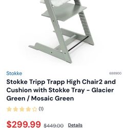 Stokke Tripp Trapp high chair W Everything - Gray 