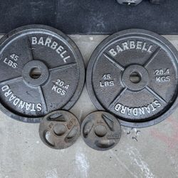 45LB and 5LB Olympic Weights