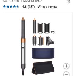 Dyson Air Wrap. Used Less than 3 Times 