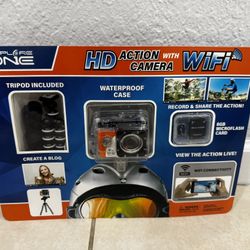 NEW Explore One HD Action Camera w/ WiFi & Accessories included Waterproof