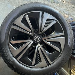 Honda OEM Wheels And 17” Pirelli Tires