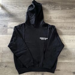 Fear of God Essentials Black Hoodie Size XS Streetwear