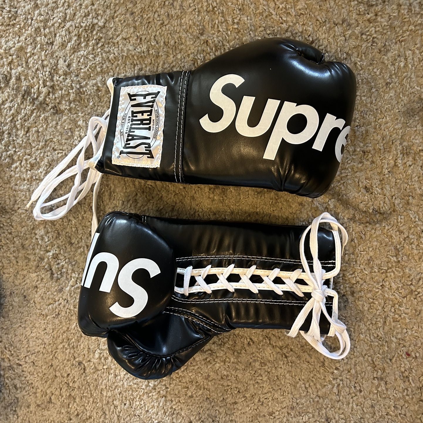 Supreme Everlast Boxing Gloves Black 14 OZ