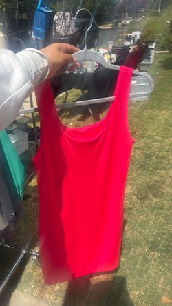 Hot pink dress