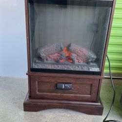 Heat 5,200 BTU 1000squere Feet Wall mantel with 19 In. infinity infrared quartz electric fireplace, antique brown Cherry