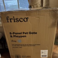 Brand New in Box FRISCO Pet Gate in gray