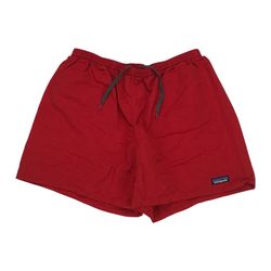 Patagonia Baggies Shorts Mens Large L Red 5" Inseam Lined Nylon Swim Trunks Y2K