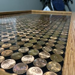 New Custom One Off Penny Themed Coffee Table 