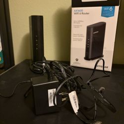 NETGEAR AX1600 WiFi 6 Router – Fast, Long-Range, Like New 