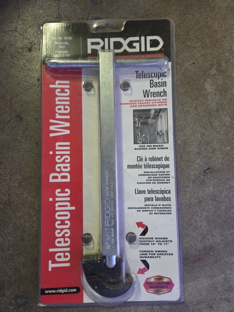 Telescopic Basin Wrench