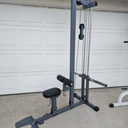 Weights Loaded Lats Pulldown Machine 