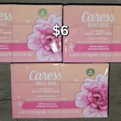 Caress 6 Count Bar Soap