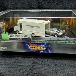 Hot Wheels Back To The Future 40th Anniv TEAM TRANSPORTER Set COMIC CON