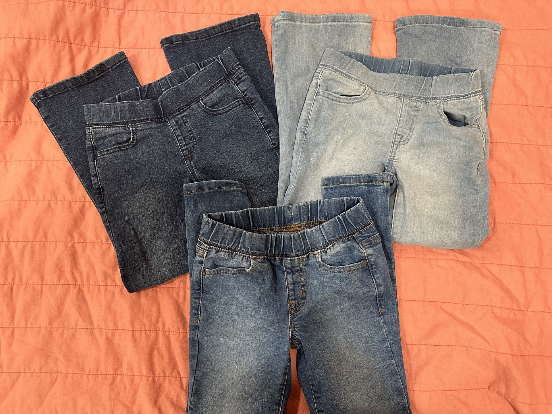 Girls Cat & Jack Jeans Pull Up Jeggings Size 7