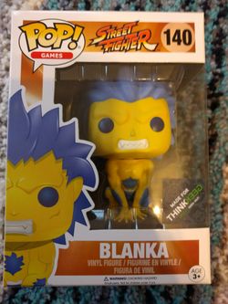 Funko Pop Street Fighter Blanks Exclusive