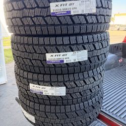 31x10.50r15 loufent tires nuevas con. 50,000 millas de garantía las 4