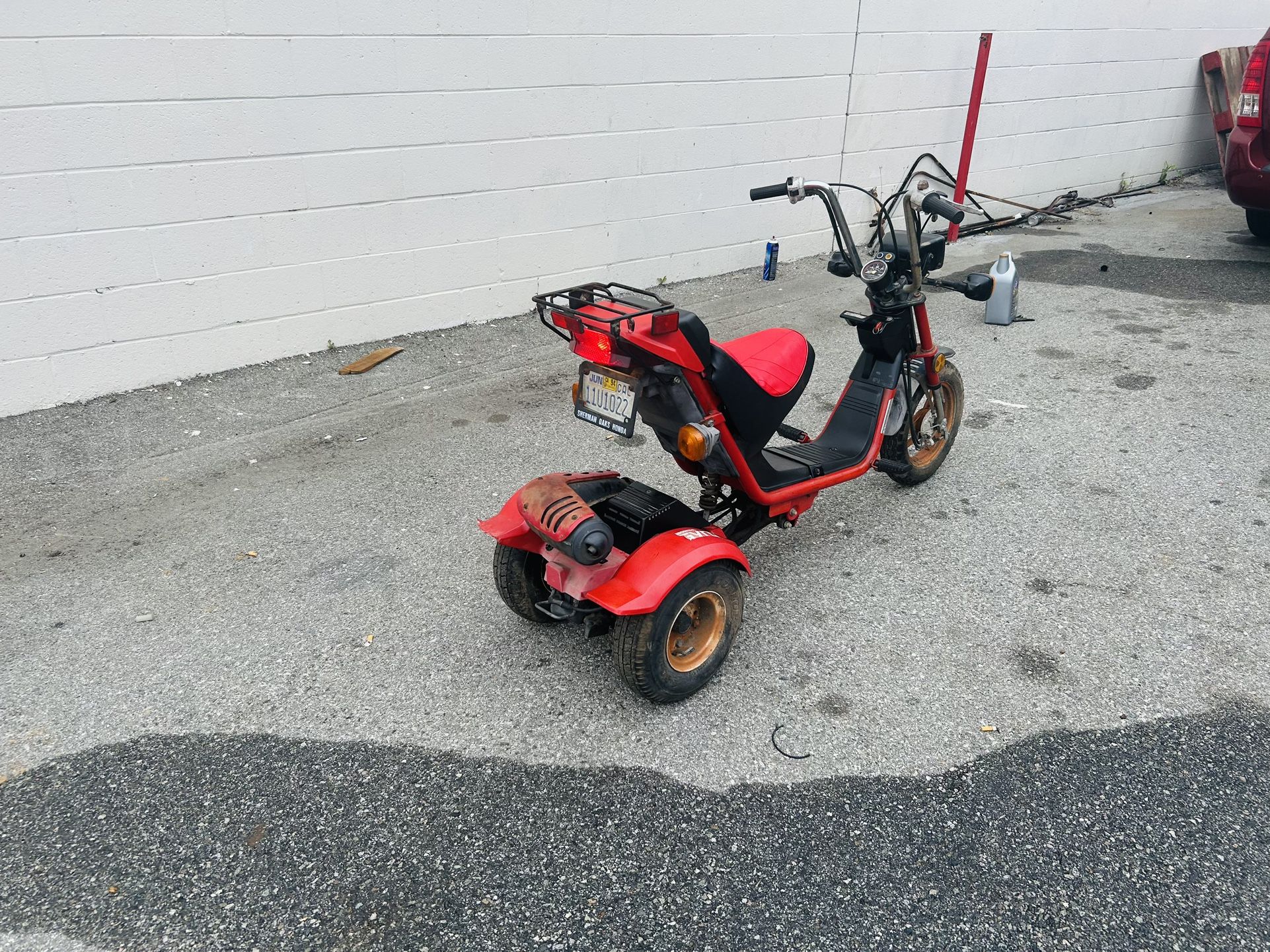 1986 Honda Gyro S Scooter Running With Pink Slip for Sale in La Mirada