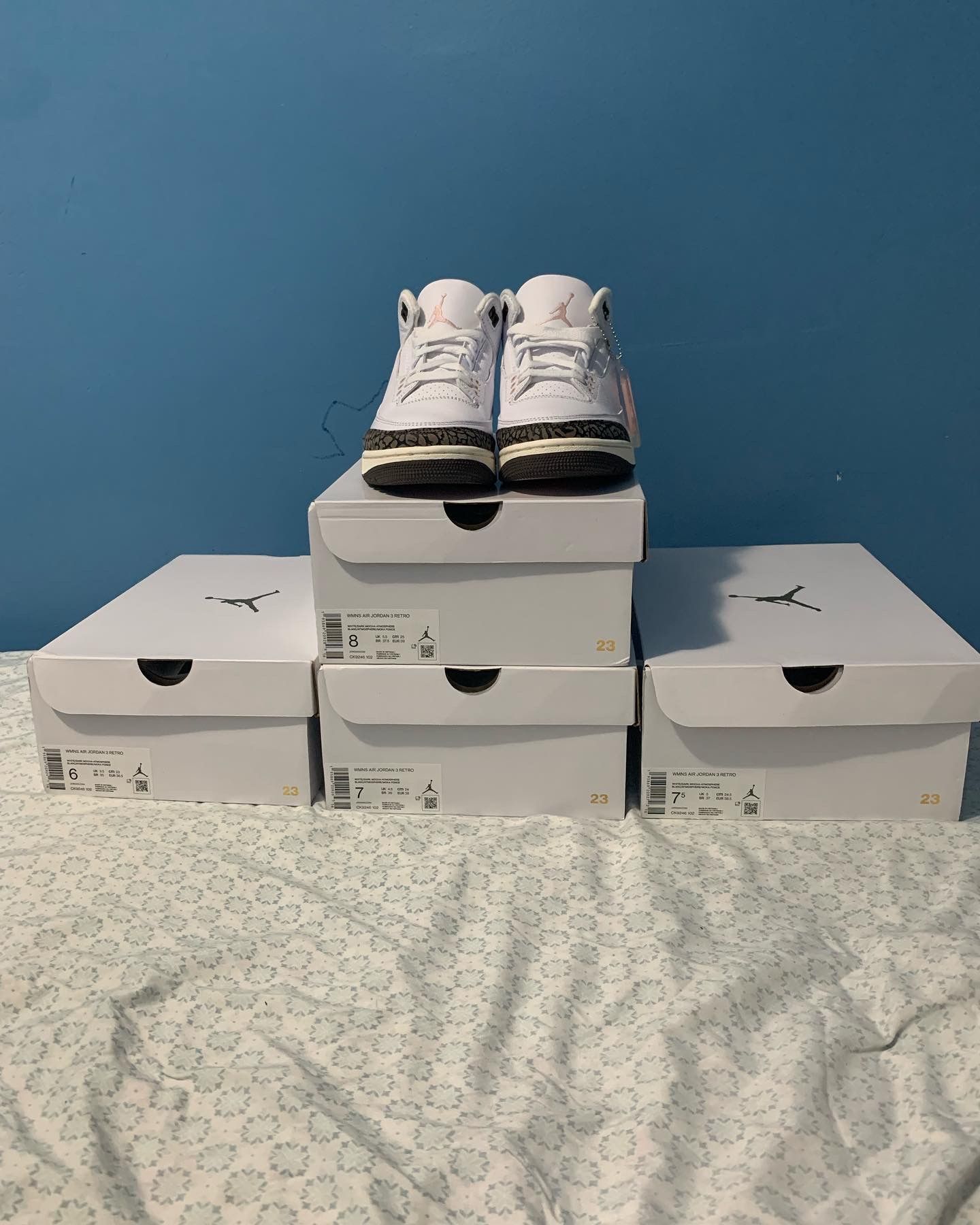 Jordan 3 Neapolitan Dark Mocha