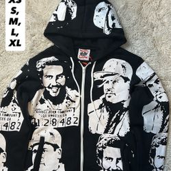 OG BLACK ASAALI ZIP UP 