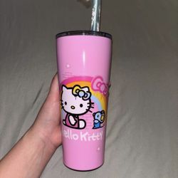 Hello Kitty metal tumbler