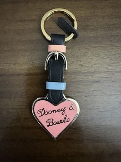 Dooney & Bourke Leather and Metal Purse Charm