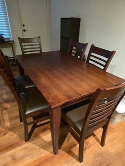 Dining Table and Six Chairs