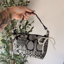 Coach Black Patchwork Shoulder Bag
