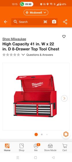 Milwaukee top tool box