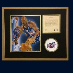Houston Rockets Charles Barkley Lithograph 